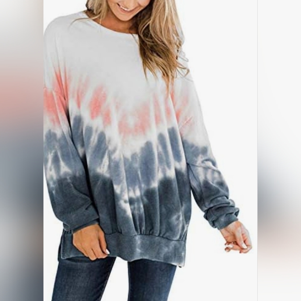 Women's Tie-Dye Long Sleeve Top